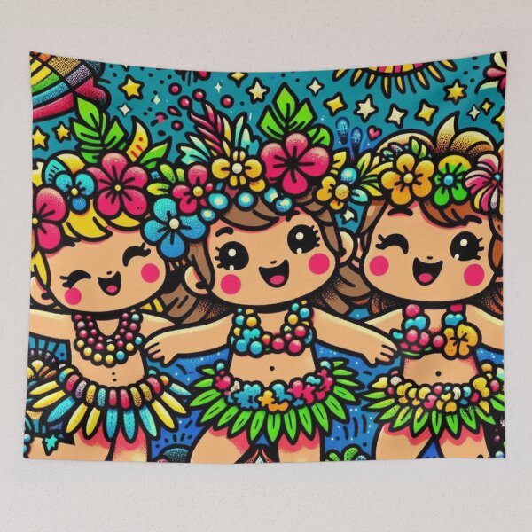 Item preview, Enchanting Hula Kids - 029 designed and sold by sagaofsilence.
