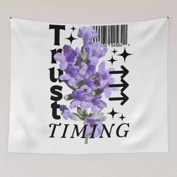 Item preview, Purple Flower with Black Text designed and sold by AveryZi.