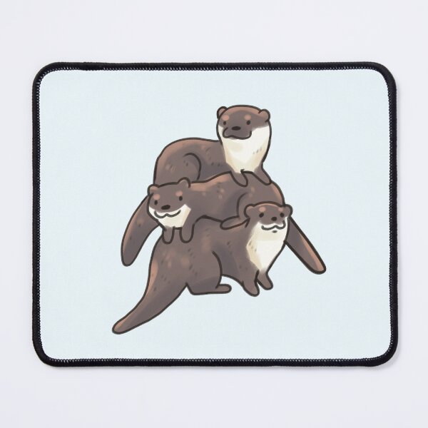 Item preview, Otters stack illustration  designed and sold by Artofmayara.