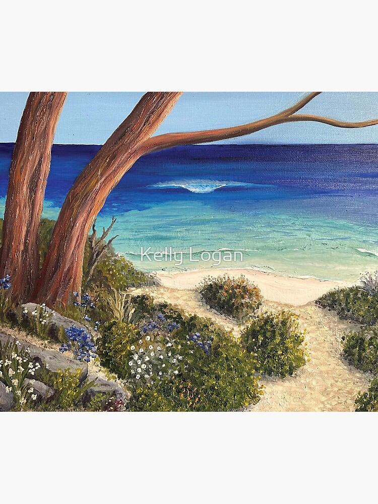 Thumbnail 5 of 5, Mouse Pad, Heading Down To The Beach designed and sold by KellyLoganArt.
