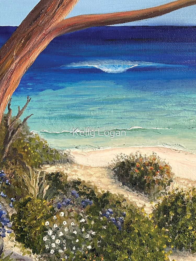 Thumbnail 4 of 4, iPhone Case, Heading Down To The Beach designed and sold by KellyLoganArt.
