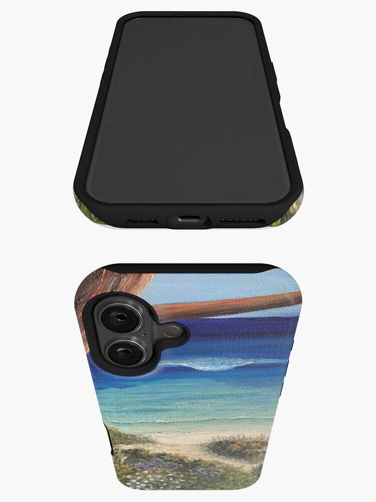 Thumbnail 3 of 4, iPhone Case, Heading Down To The Beach designed and sold by KellyLoganArt.