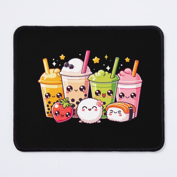 Item preview, Boba Tea And Sushi Funny Kawaii Bubble Tea Lover Graphic designed and sold by Dressed For  Duty.
