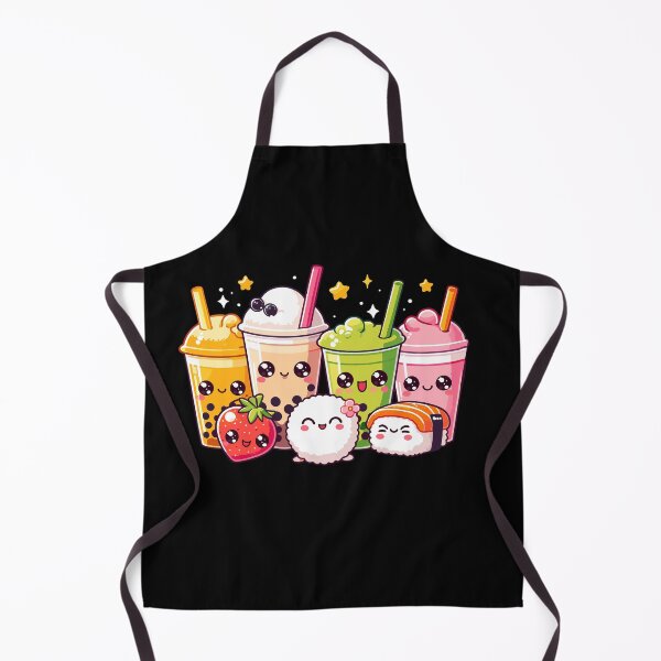 Item preview, Boba Tea And Sushi Funny Kawaii Bubble Tea Lover Graphic designed and sold by Dressed For Duty.