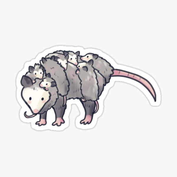 Item preview, Opossum family  designed and sold by Artofmayara.