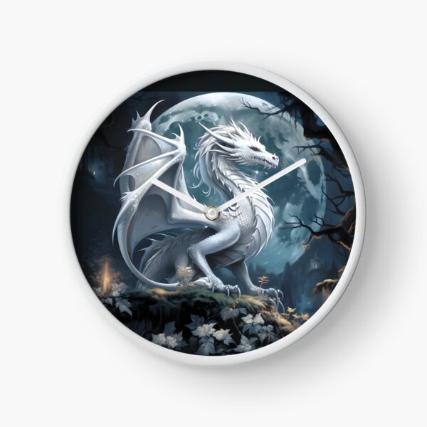 Item preview, Silver Dragon In the Moonlight designed and sold by FantasyFusion.