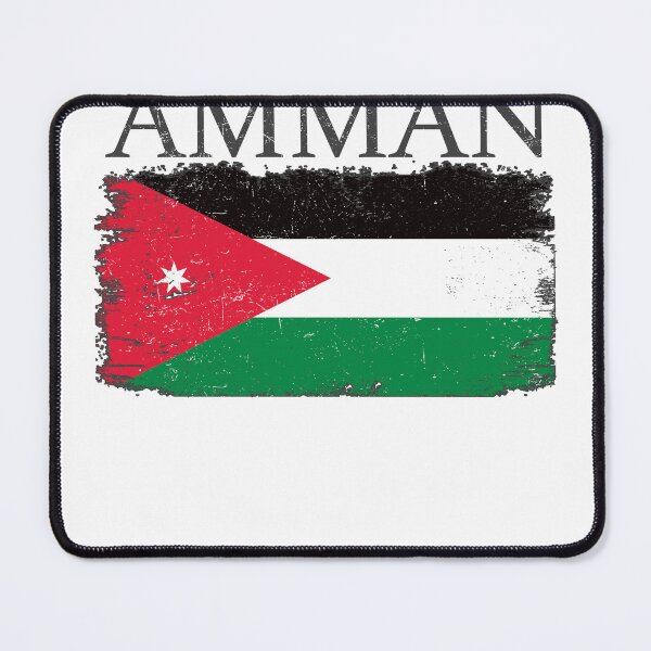 Item preview, Amman Jordan Flag Jordan Tourist Capital Jordan Country designed and sold by farhanhafeez.