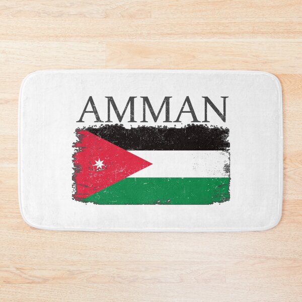 Item preview, Amman Jordan Flag Jordan Tourist Capital Jordan Country designed and sold by farhanhafeez.