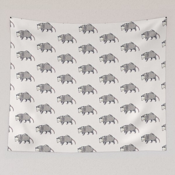 Item preview, Adorable Opossum family illustration  designed and sold by Artofmayara.