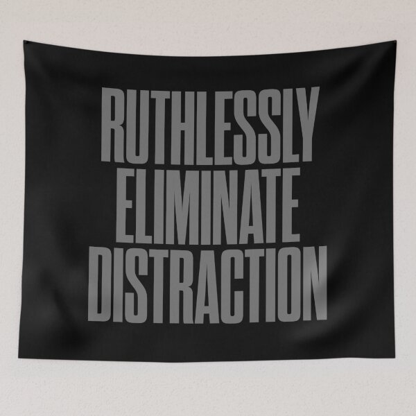 Item preview, Ruthlessly eliminate distraction. v.8 designed and sold by x1brett.