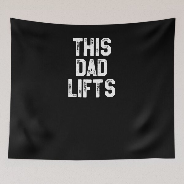 Item preview, This Dad Lifts - Funny Workout Shirt Father's Day Gift designed and sold by 14thFloor.