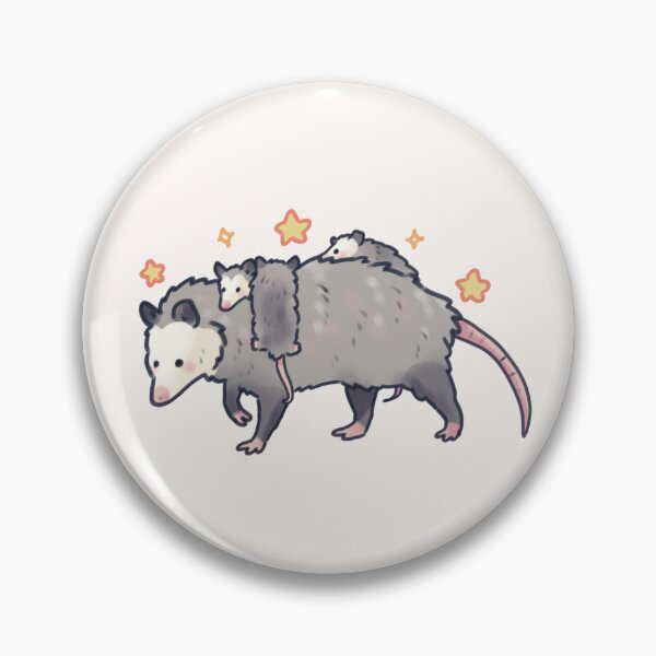 Item preview, Silly Opossum family illustration  designed and sold by Artofmayara.