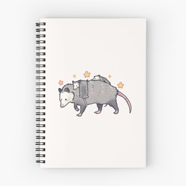 Item preview, Silly Opossum family illustration  designed and sold by Artofmayara.