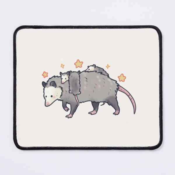 Item preview, Silly Opossum family illustration designed and sold by Artofmayara.