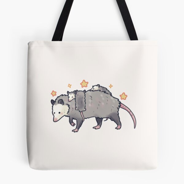 Item preview, Silly Opossum family illustration  designed and sold by Artofmayara.