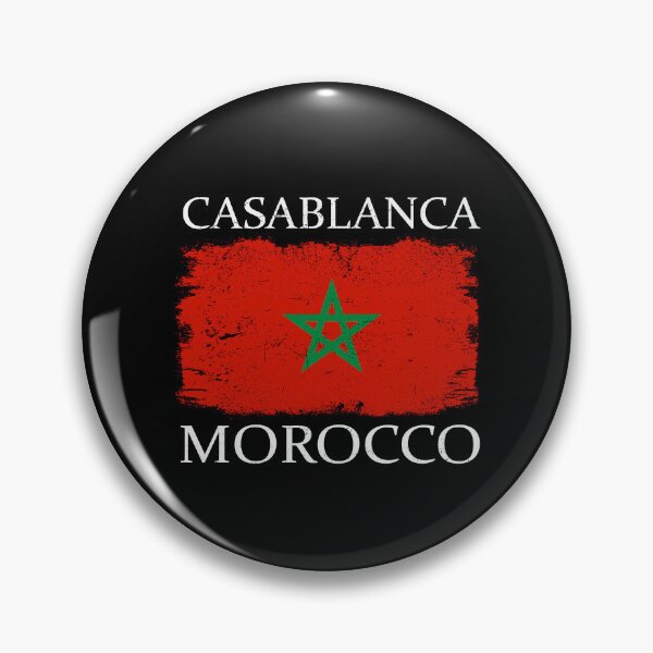 Artikelvorschau, Casablanca Morocco Flag Morocco Tourist Casablanca Visitor entworfen und verkauft von farhanhafeez.