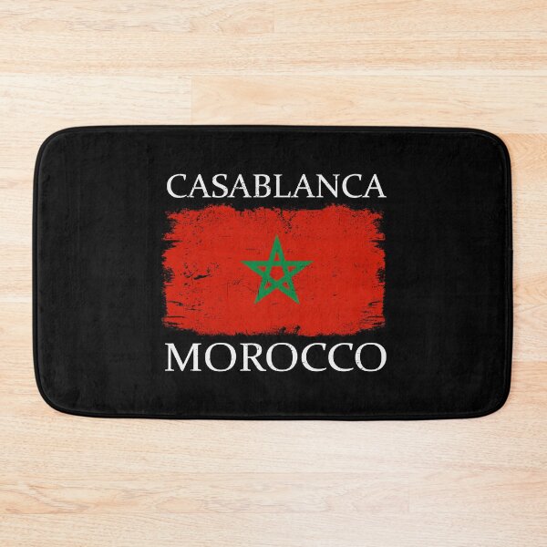 Artikelvorschau, Casablanca Morocco Flag Morocco Tourist Casablanca Visitor entworfen und verkauft von farhanhafeez.