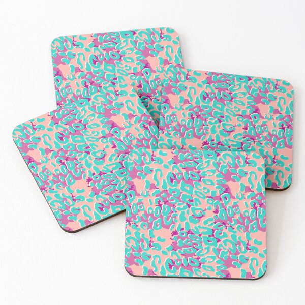 Item preview, Colored hide spots, Turquoise-Fuchsia designed and sold by Alex  Blud.