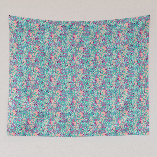 Item preview, Colored hide spots, Turquoise-Fuchsia designed and sold by Alex  Blud.