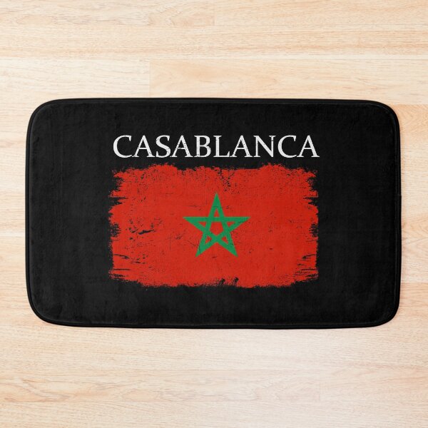 Artikelvorschau, Casablanca Morocco Flag Morocco Tourist Casablanca Visitor entworfen und verkauft von farhanhafeez.
