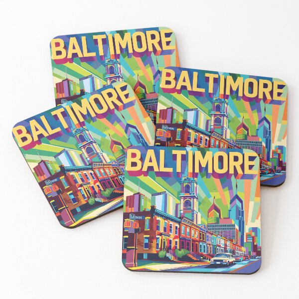 Item preview, Baltimore Poster Baltimore art designed and sold by nomiraclehere.