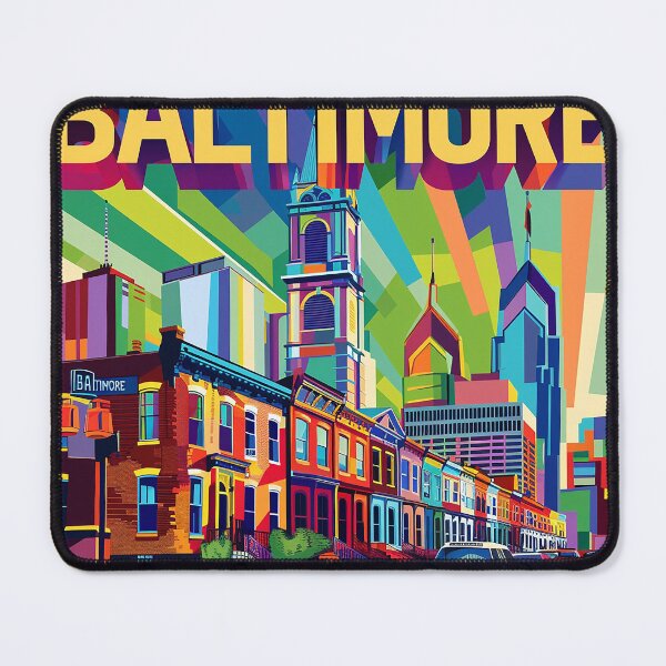 Item preview, Baltimore Poster Baltimore art designed and sold by nomiraclehere.