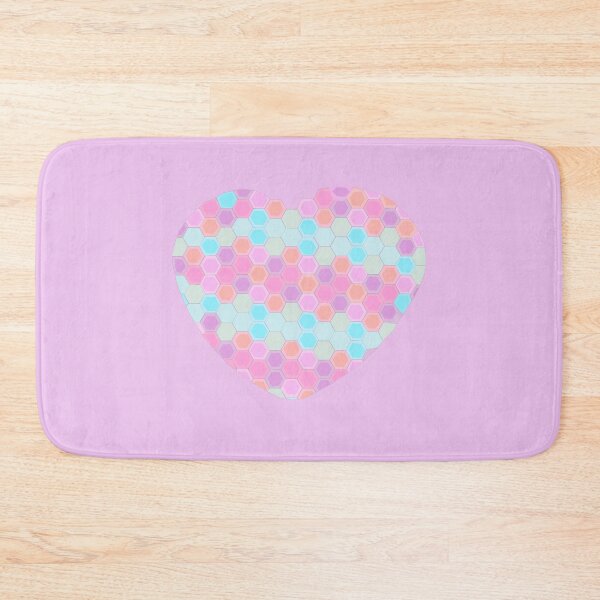Item preview, Rainbow heart of hexagons designed and sold by Srisaranya.
