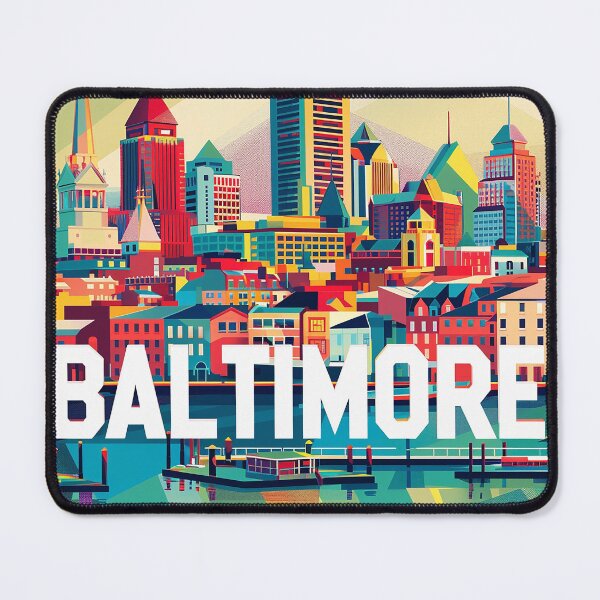 Item preview, Baltimore Print Baltimore Vector Art  designed and sold by nomiraclehere.