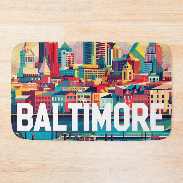 Item preview, Baltimore Print Baltimore Vector Art  designed and sold by nomiraclehere.