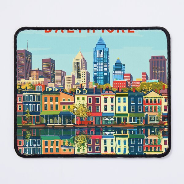 Item preview, Baltimore Print Baltimore Vector Art designed and sold by nomiraclehere.