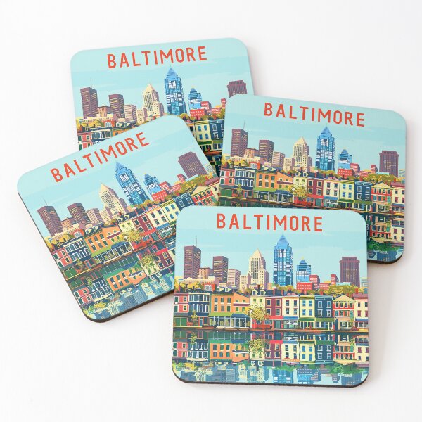 Item preview, Baltimore Print Baltimore Vector Art  designed and sold by nomiraclehere.
