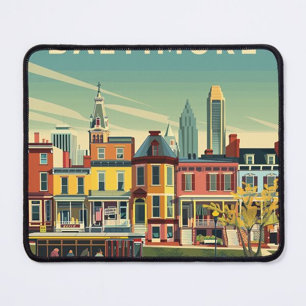 Item preview, Baltimore Print Baltimore Vector Art designed and sold by nomiraclehere.