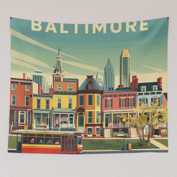 Item preview, Baltimore Print Baltimore Vector Art  designed and sold by nomiraclehere.