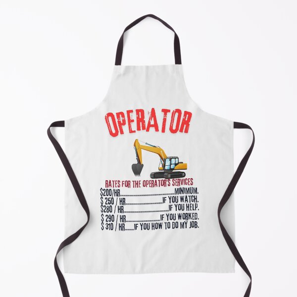 Item preview, Operator Rates - Modern Crane Operator Design designed and sold by Colorful-Garden.