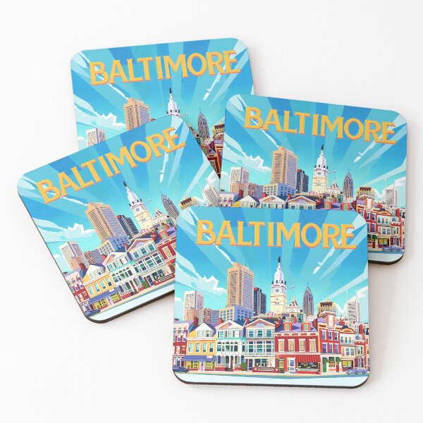 Item preview, Baltimore Print Baltimore Vector Art  designed and sold by nomiraclehere.