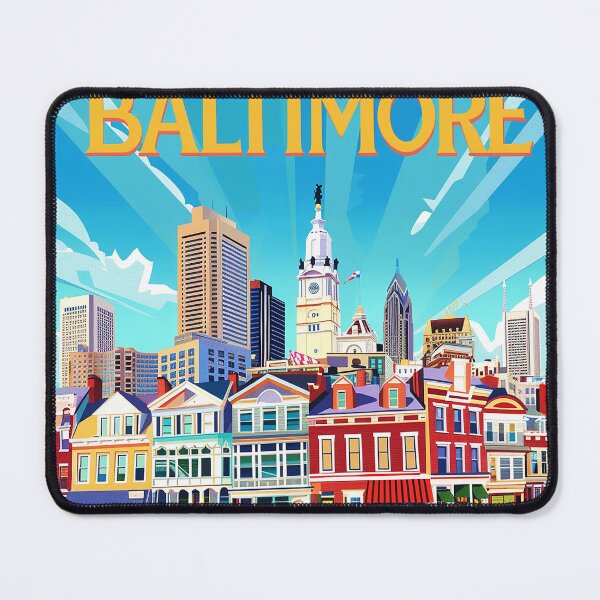 Item preview, Baltimore Print Baltimore Vector Art  designed and sold by nomiraclehere.