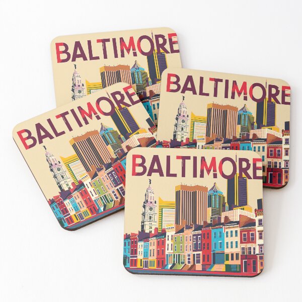 Item preview, Baltimore Print Baltimore Vector Art  designed and sold by nomiraclehere.