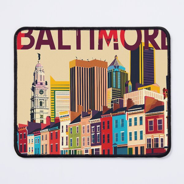 Item preview, Baltimore Print Baltimore Vector Art  designed and sold by nomiraclehere.