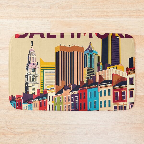 Item preview, Baltimore Print Baltimore Vector Art  designed and sold by nomiraclehere.