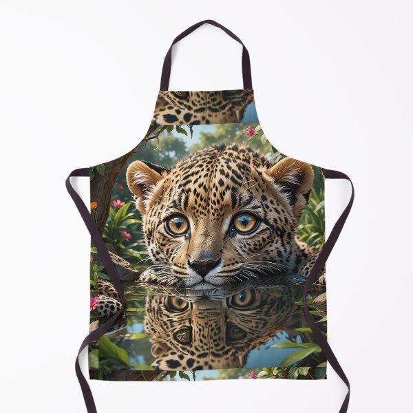Item preview, Leopard Cub Reflection designed and sold by IvaRenee.