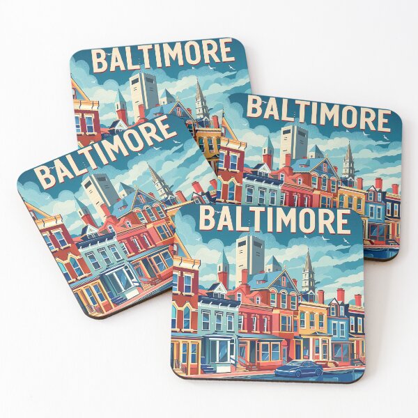 Item preview, Baltimore Print Baltimore Vector Art  designed and sold by nomiraclehere.