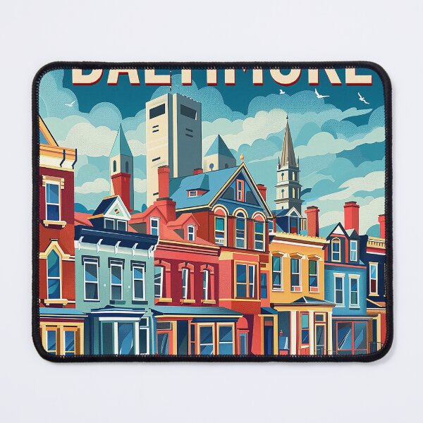 Item preview, Baltimore Print Baltimore Vector Art  designed and sold by nomiraclehere.
