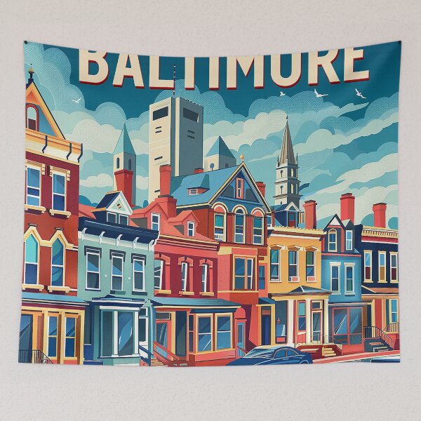 Item preview, Baltimore Print Baltimore Vector Art  designed and sold by nomiraclehere.