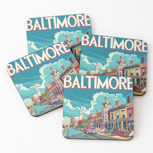 Item preview, Baltimore Print Baltimore Vector Art  designed and sold by nomiraclehere.