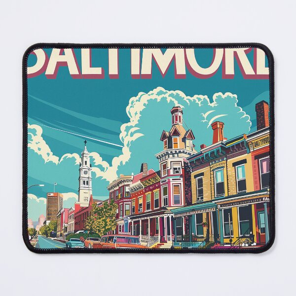 Item preview, Baltimore Print Baltimore Vector Art  designed and sold by nomiraclehere.