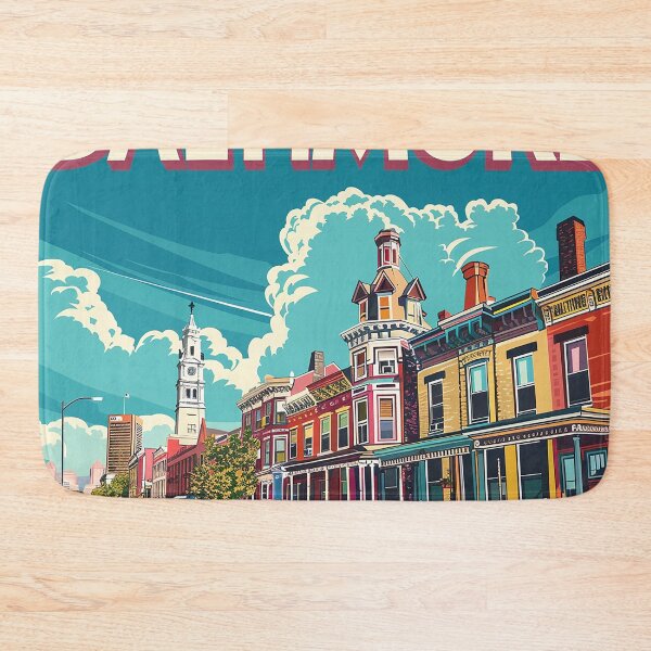 Item preview, Baltimore Print Baltimore Vector Art  designed and sold by nomiraclehere.