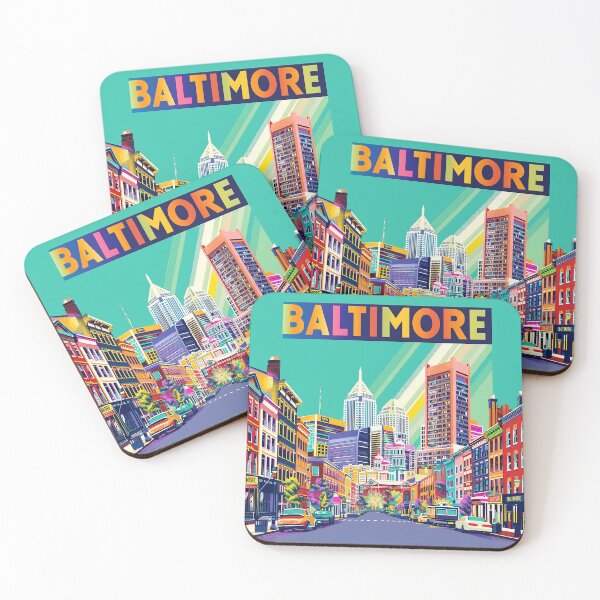 Item preview, Baltimore Print Baltimore Vector Art  designed and sold by nomiraclehere.