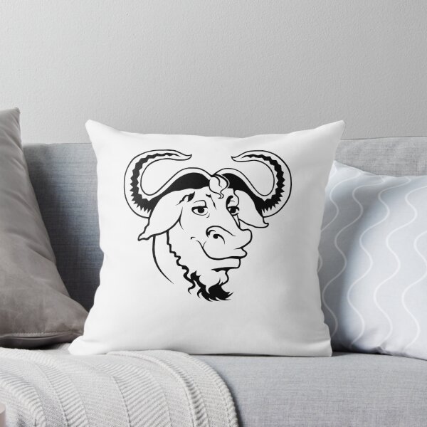 Item preview, GNU Head OS Official Logo Mascot T-Shirt designed and sold by Rainwater Merch.