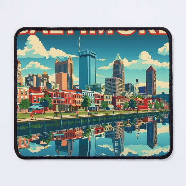Item preview, Baltimore Print Baltimore Vector Art designed and sold by nomiraclehere.