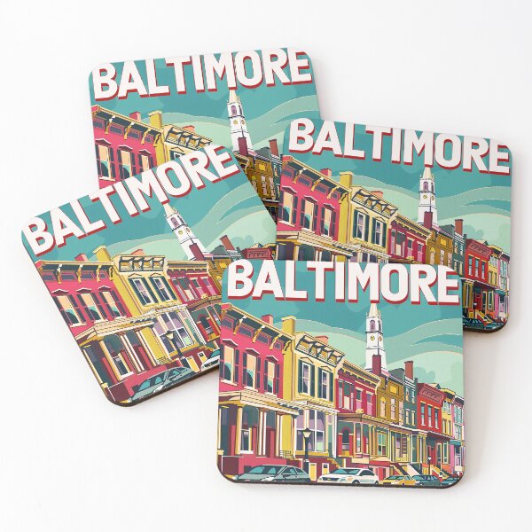 Item preview, Baltimore Print Baltimore Vector Art  designed and sold by nomiraclehere.